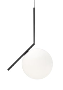 Flos IC S hanglamp - zwart - L