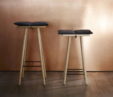 Skagerak by Fritz Hansen Georg barstoel - laag - eiken