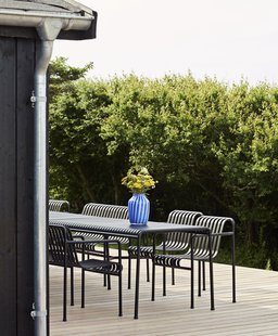 HAY Palissade Dining Arm Chair - antraciet