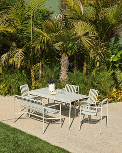 HAY Palissade Dining Arm Chair - nevelgrijs