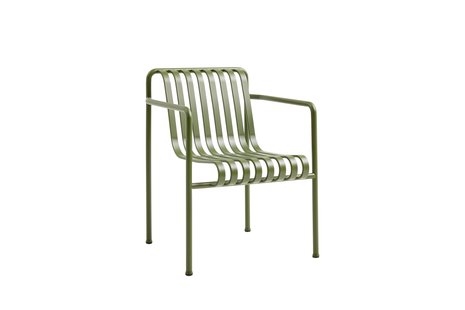 HAY Palissade Dining Arm Chair - olijf