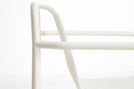 HAY Palissade Dining Arm Chair - crèmewit