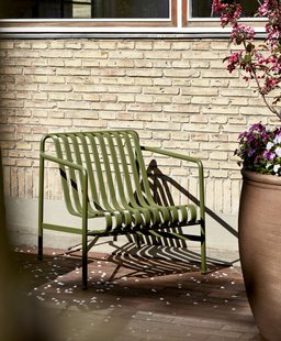 HAY Palissade Lounge Chair Low - olijf
