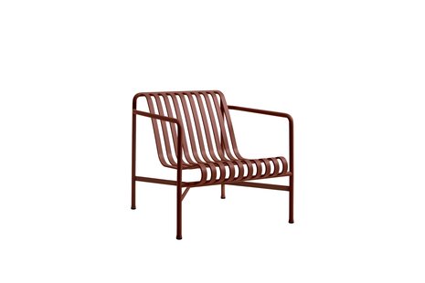 HAY Palissade Lounge Chair Low - iron red