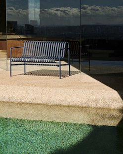 HAY Palissade Dining Bench - olijf