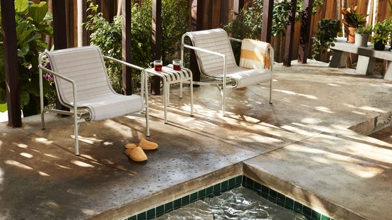 HAY Palissade Ottomane - nevelgrijs