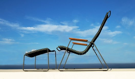 HOUE Click Footrest Kruk schuin - donkergrijs