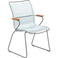 HOUE CLICK Eetkamerstoel met hoge rugleuning - blauw