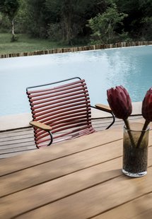 HOUE CLICK Eetkamerstoel met hoge rugleuning - Paprika