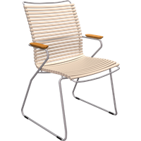 HOUE CLICK Eetkamerstoel met hoge rugleuning - beige