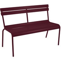 Fermob LUXEMBOURG tuinbank met rugleuning - B9 zwarte kers