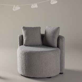 Nohr Kinderstoel 'Keeli' Teddy, kleur Grijs