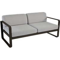 Fermob BELLEVIE 2-zitsbank - E3 Tonka - 79 Flanelgrijs