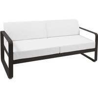 Fermob BELLEVIE 2-zitsbank - 42 drop mat - 81 witgrijs