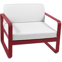 Fermob BELLEVIE fauteuil - 43 chili mat - 81 witgrijs