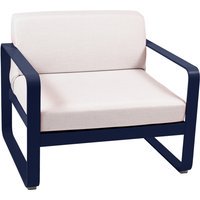 Fermob BELLEVIE fauteuil - 92 abyssblauw - 81 witgrijs