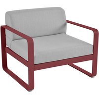 Fermob BELLEVIE fauteuil - 43 chili mat - 79 Flanelgrijs