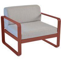 Fermob BELLEVIE fauteuil - 20 okerrood - 79 Flanelgrijs
