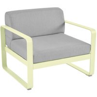 Fermob BELLEVIE fauteuil - A6 citroensorbet - 79 Flanelgrijs