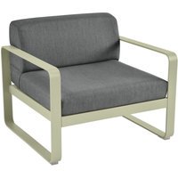 Fermob BELLEVIE fauteuil - 65 lindegroen mat - A3 grafietgrijs