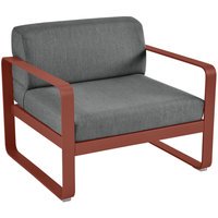 Fermob BELLEVIE fauteuil - 20 okerrood - A3 grafietgrijs