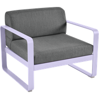Fermob BELLEVIE fauteuil - D1 Marshmallow - A3 grafietgrijs