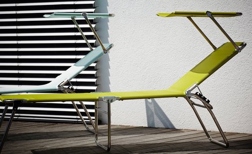 Fiam Fiam Amigo Big Fifty driepotige ligstoel - zwart