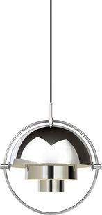 Gubi Multi-Life hanglamp - chroomkleurig - Ø 36 cm - chrom