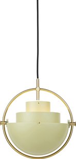Gubi Multi-Life hanglamp - desert sage - Ø 22,5 cm - brass