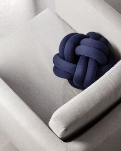 Design House Stockholm Knot kussen - donkerblauw