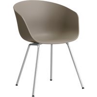 HAY About a Chair AAC 26 - viltglijders - Verchroomd staal - khaki 2.0
