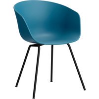 HAY About a Chair AAC 26 - Standaard glijders kunststof - zwart - azure blue 2.0