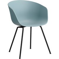 HAY About a Chair AAC 26 - Standaard glijders kunststof - zwart - dusty blue 2.0