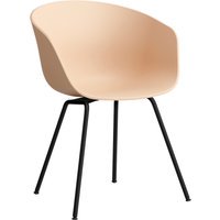 HAY About a Chair AAC 26 - pale peach 2.0 - zwart - viltglijders