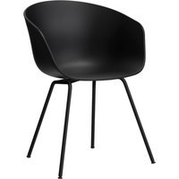 HAY About a Chair AAC 26 - black 2.0 - zwart - viltglijders