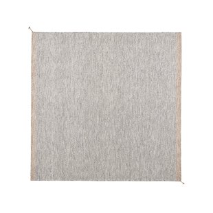Muuto Ply vloerkleed - zwart-wit - 240 x 240 cm