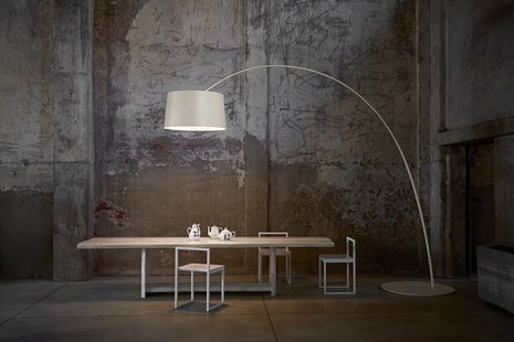 Foscarini Twice as Twiggy vloerlamp - greige
