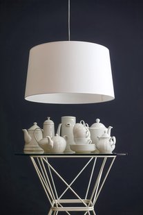 FRAUMAIER Lea hanglamp - wit - RAL 9016