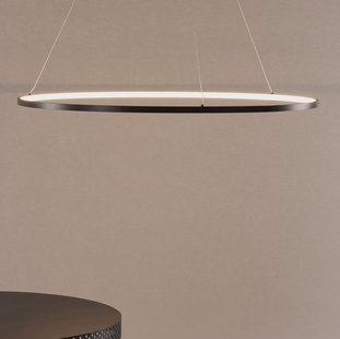 Nohr Hanglamp 'Isaias' Ring LED 100cm, kleur zwart