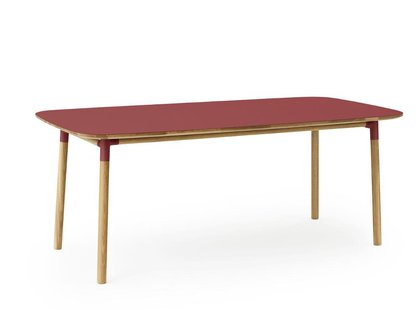 Normann Copenhagen Form tafel - rood - M