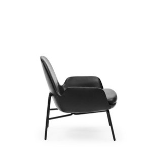 Normann Copenhagen Fauteuil Era  - zwart staal/ Tango leer 41599