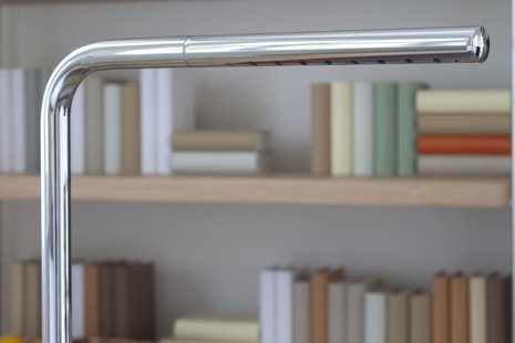 Thonet Vloerlamp Lum 125 - verchroomd