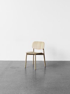 HAY Soft Edge 12 stoel - zwart gebeitst