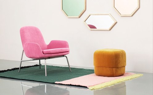 Normann Copenhagen Circus kruk - geel - S