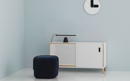 Normann Copenhagen Circus kruk - S - roestrood