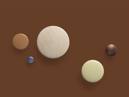 Muuto The Dots Metal - amber - Set