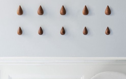 Normann Copenhagen Dropit haak - S - walnoot