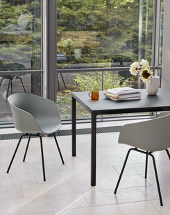 HAY T12 tafel - zwart - 250 x 95 cm