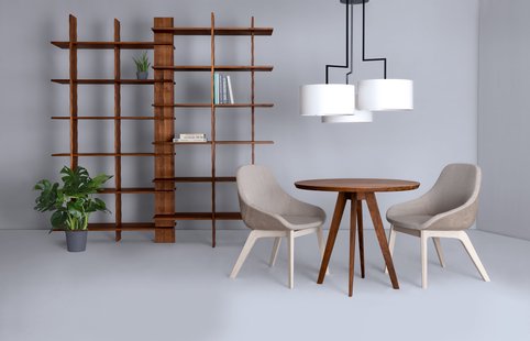 Zeitraum Cena Tafel ovaal - Amerikaans Notenhout - 180 x 100 cm