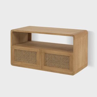 Kave Home Badkamermeubel 'Sabiela' Teak, 86 x 45 cm (excl. waskom)